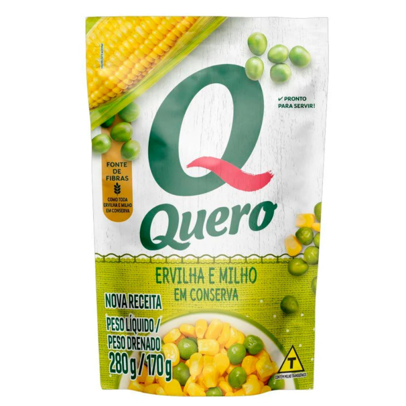 Ervilha e Milho Quero Sachê 170g