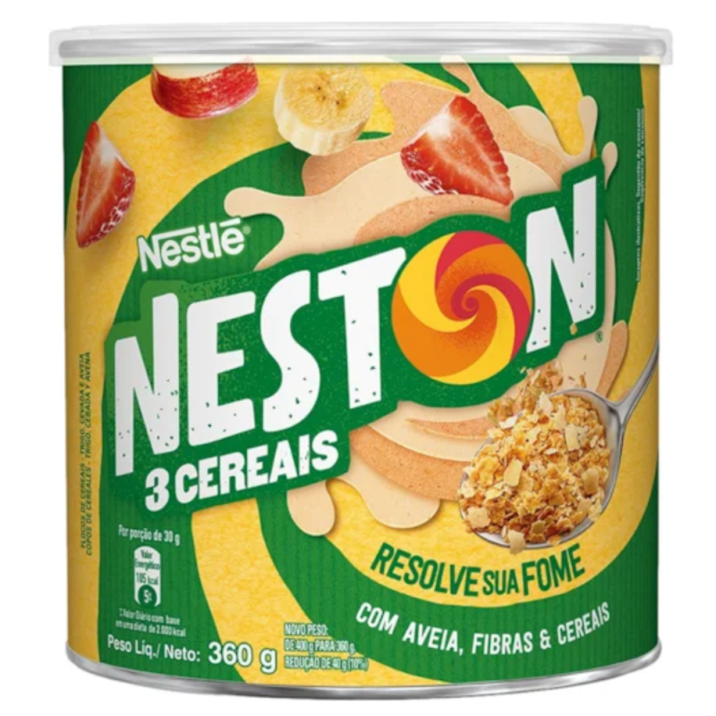 Flocos Cereais Neston Nestle Lata 360gr 