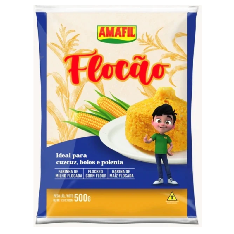 Flocão Milho Amafil 500Gr