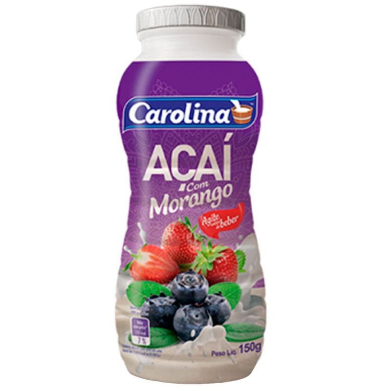 Bebida Lac Carolina 150g Açaí com Morang
