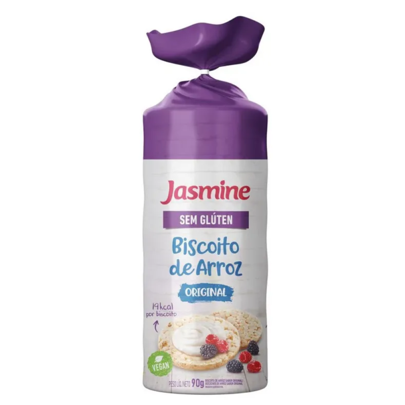 Biscoito de Arroz Sem Glúten Jasmine 90g
