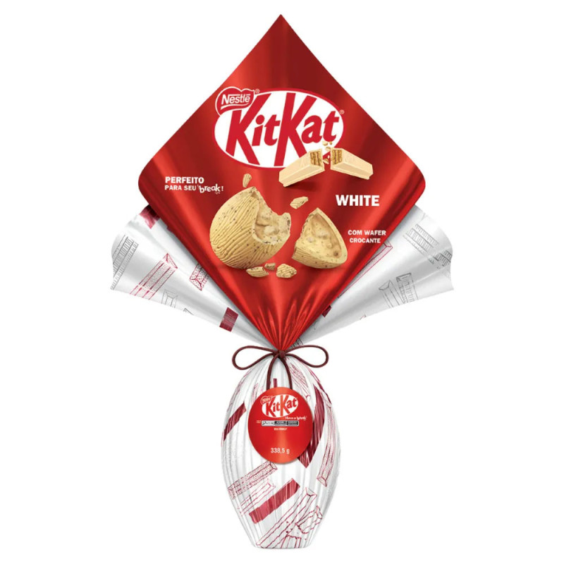 Ovo Chocolate Kit Kat Nestlé 338,5gr Whi
