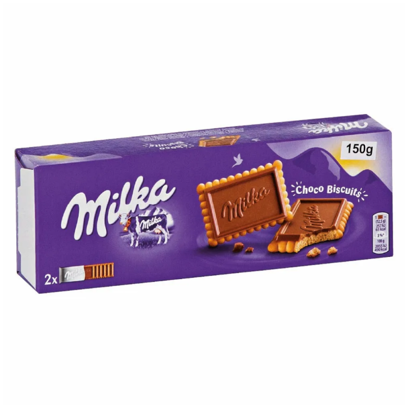 Choco Biscuit Milka 150g Chocolate