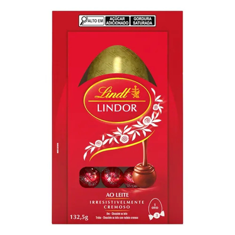 Ovo Chocolate Lindt Lindor 132,5gr Ao Le
