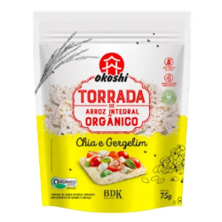 Torrada de arroz Okoshi 750g Chia/Gergel