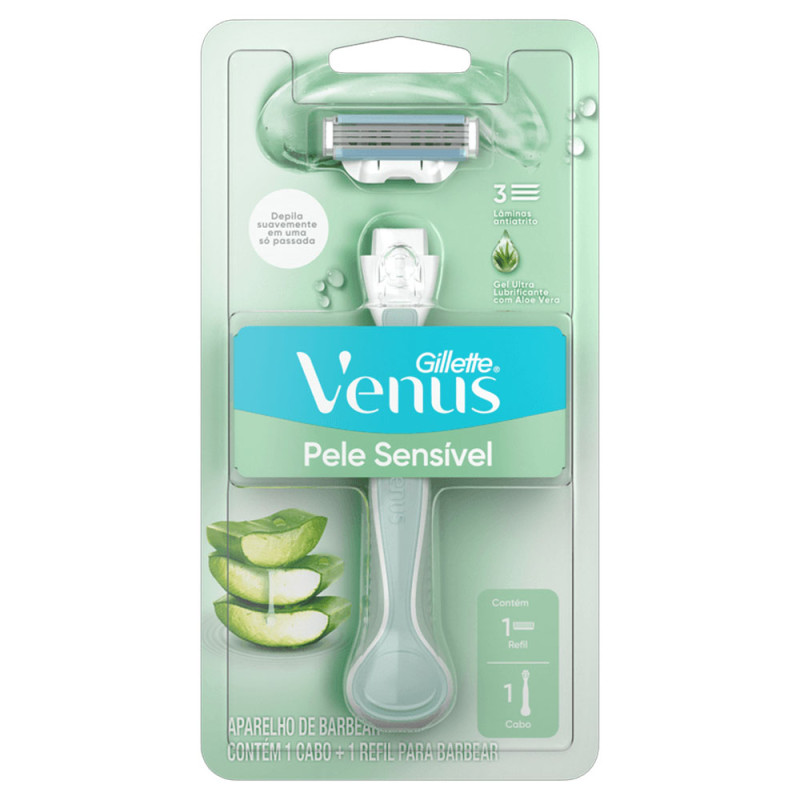 Aparelho Depilatorio Venus 3 Pele Sensiv