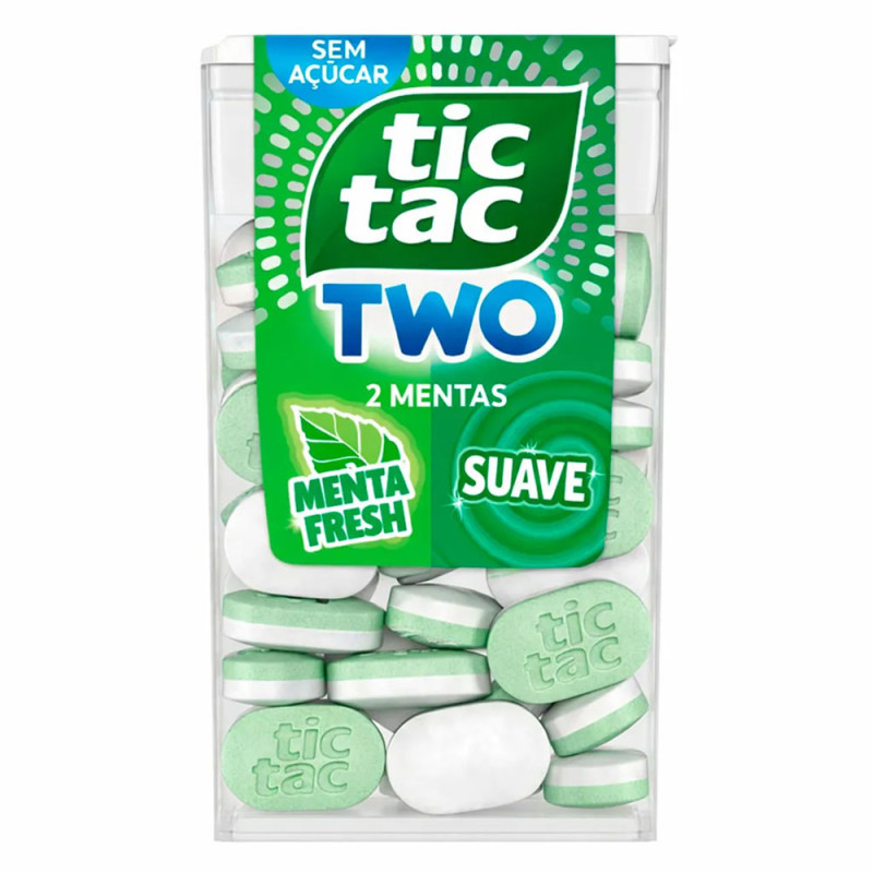 Pastilha Tic Tac Two 38,5gr Menta