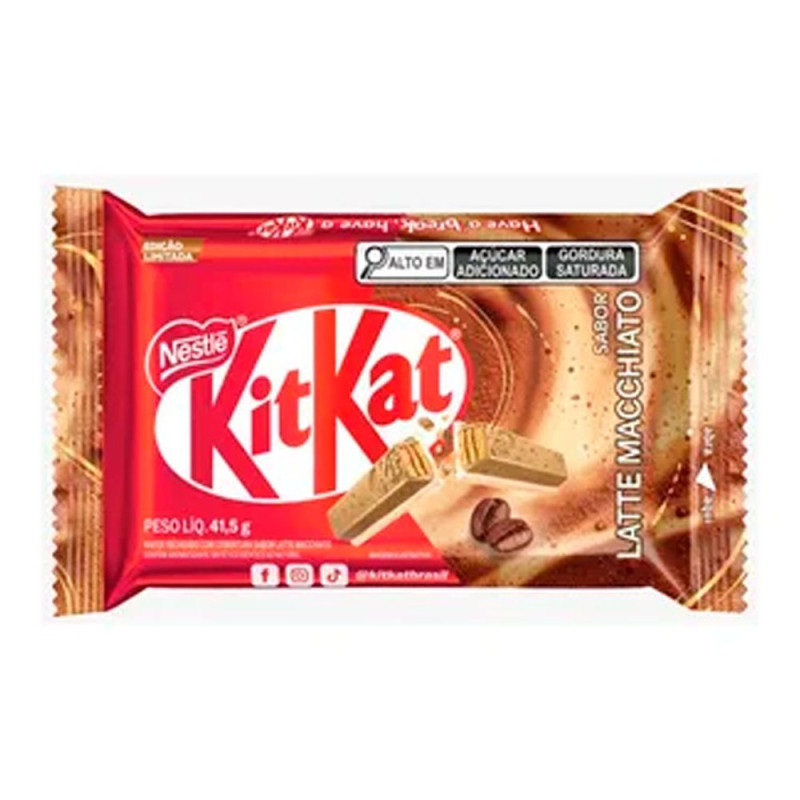 Chocolate Nestlé 41,5gr KitKat Latte Mah