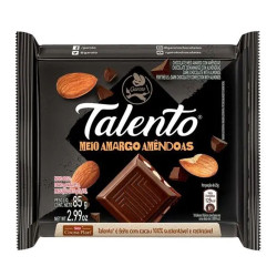 Chocolate Talento 85gr Meio Amargo