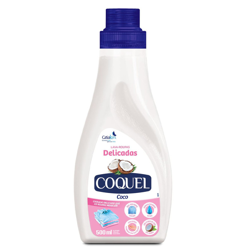 Lava Roupas Líquida Coquel 500ml Coco