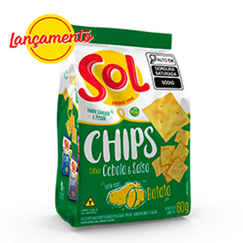 Biscoito Sol Hits 80gr Cebola/Salsa