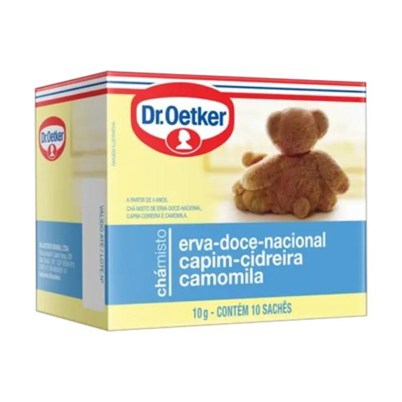 Chá Dr Oetker Misto 10GR Erva Doce Cidre