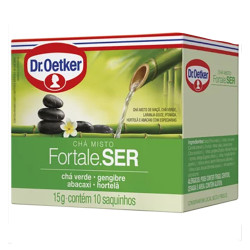 Cha Dr.Oetker Verde 15gr Gengibre,Hortel