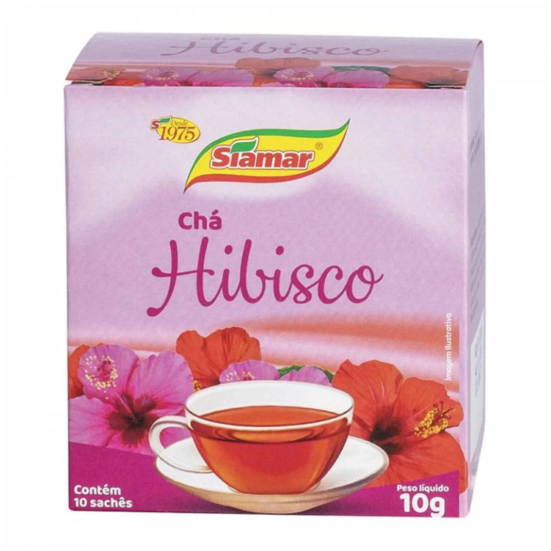 Cha Siamar 10gr Hibisco