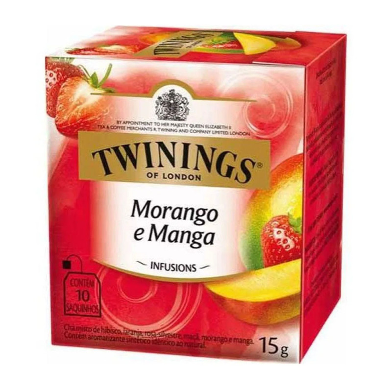 Cha Twinnings Misto 15GR Morango,Manga