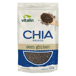 Chia Grãos Vitalin Sem Gluten 120Gr