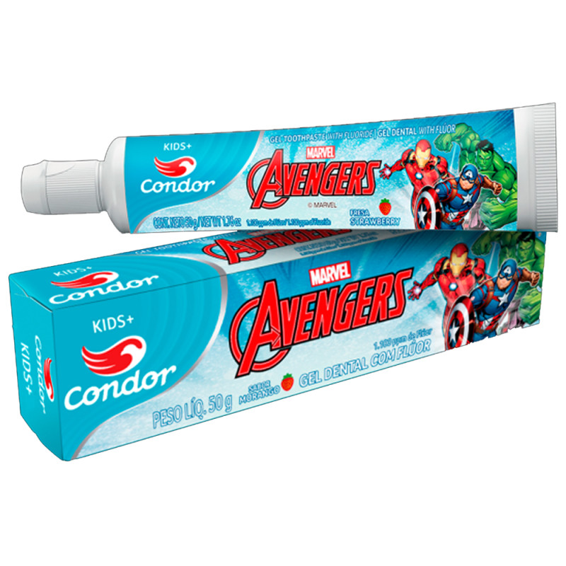 Creme Dental Condor 50gr Avengers
