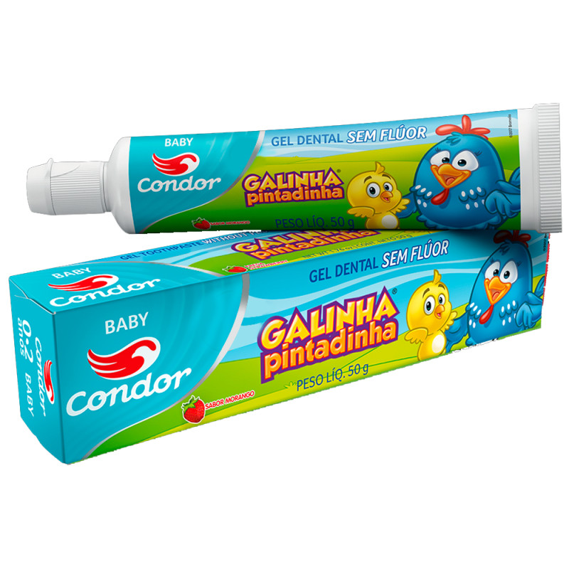 Creme Dental Condor Sem Flúor 50gr Galin