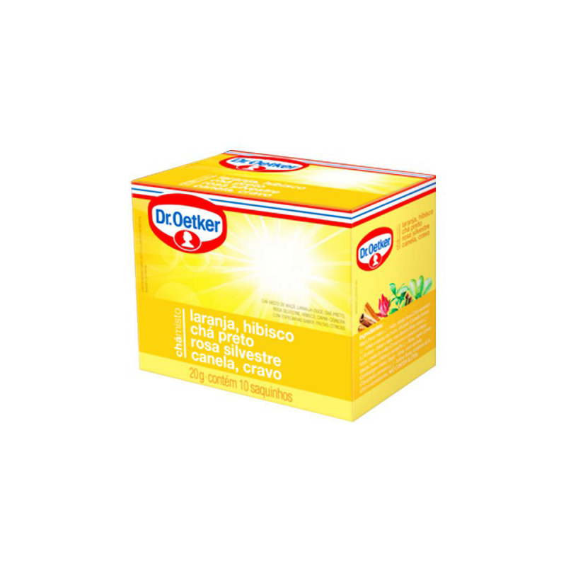 Chá Dr. Oetker Misto 20gr Laranja Hibisc