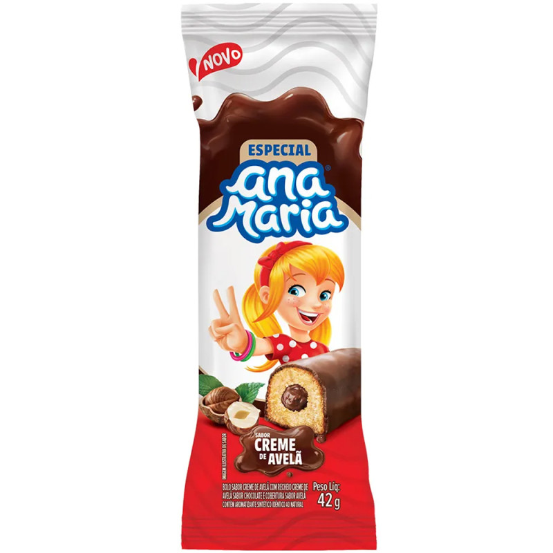 Bolinho Ana Maria Coberto 42gr Creme de 