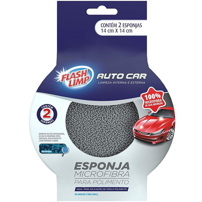 Encerador de Microfibra Flash Limp Com 2