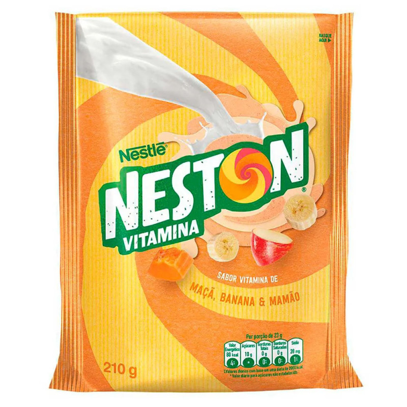 Neston Vitamina Nestle Sache 210gr Mamão
