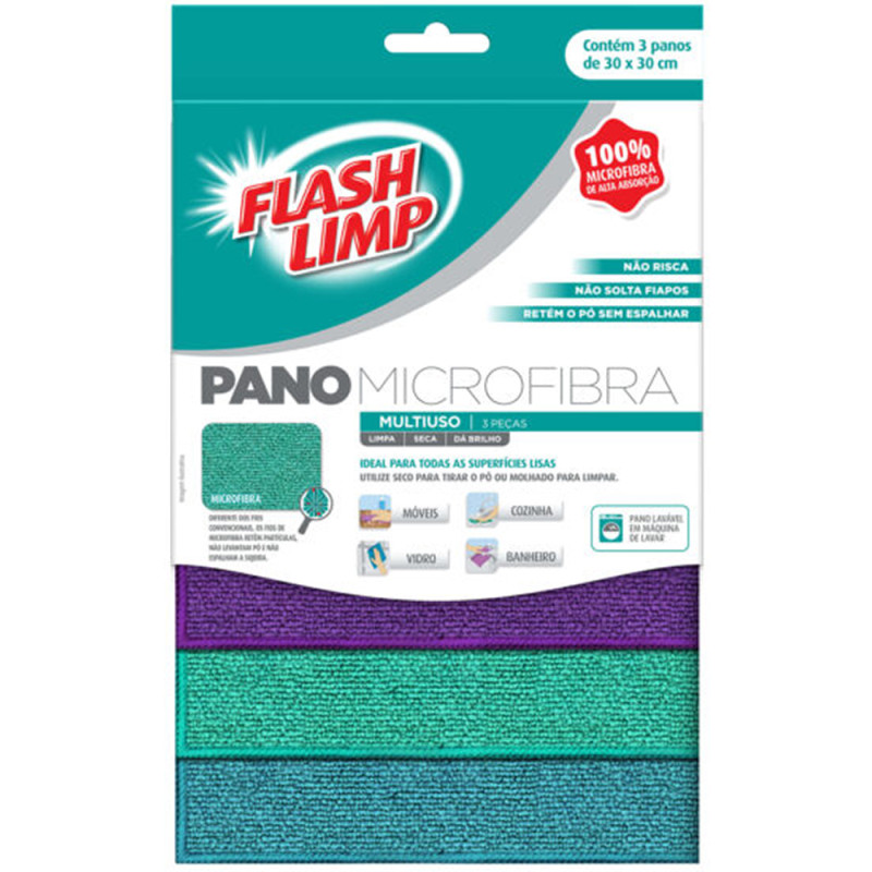 Pano Multiuso de Microfibra Flash Limp C
