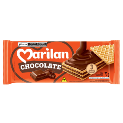 Biscoito Wafer Marilan 70Gr Chocolate