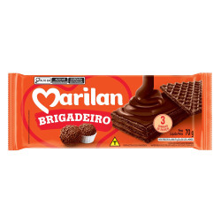 Biscoito Wafer Marilan 70gr Brigadeiro