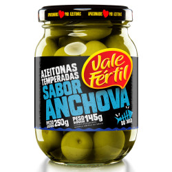 Azeitona Vale Fertil Verde com Anchova V