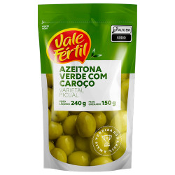 Azeitona Vale Fertil Verde com Caroço Sa