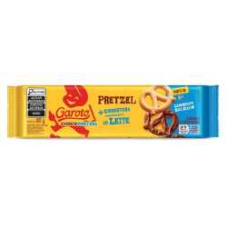 Biscoito Choco Pretzel Garoto 80g Ao Lei