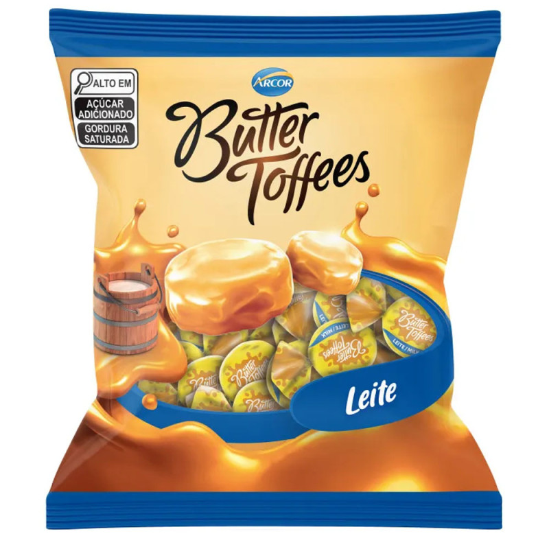 Bala Butter Toffees Leite 400g