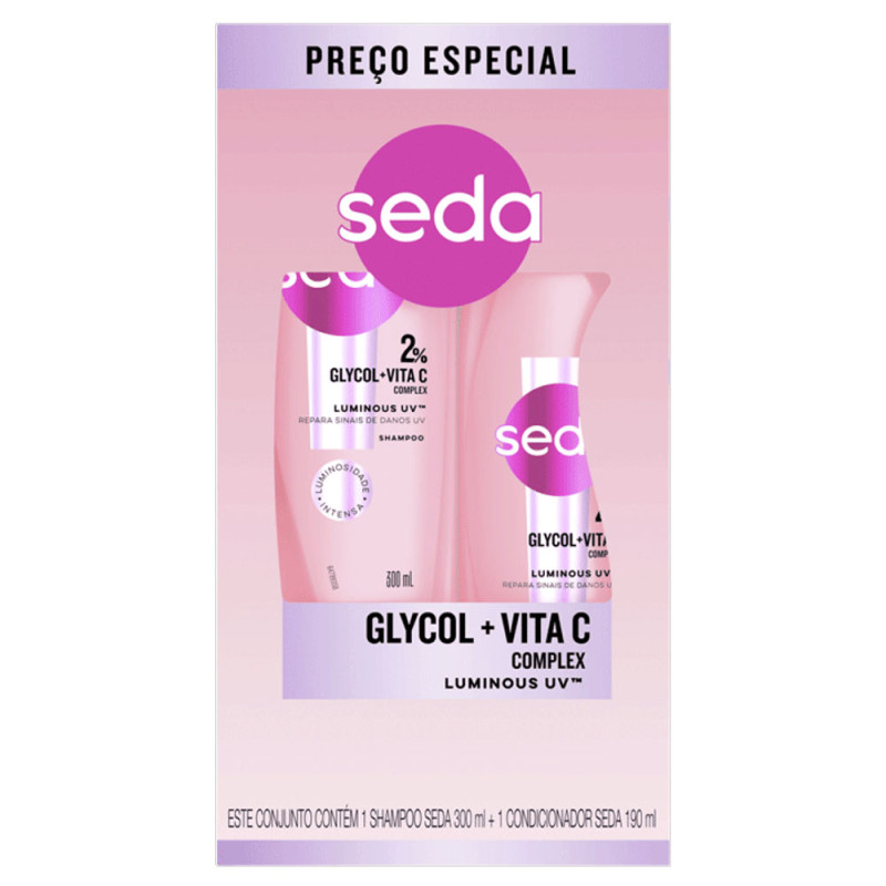 Kit Shampoo Seda 300Ml + Condicionador 1