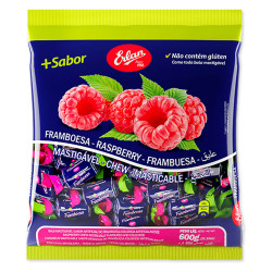 Bala Erlan 400gr Mastigável Framboesa