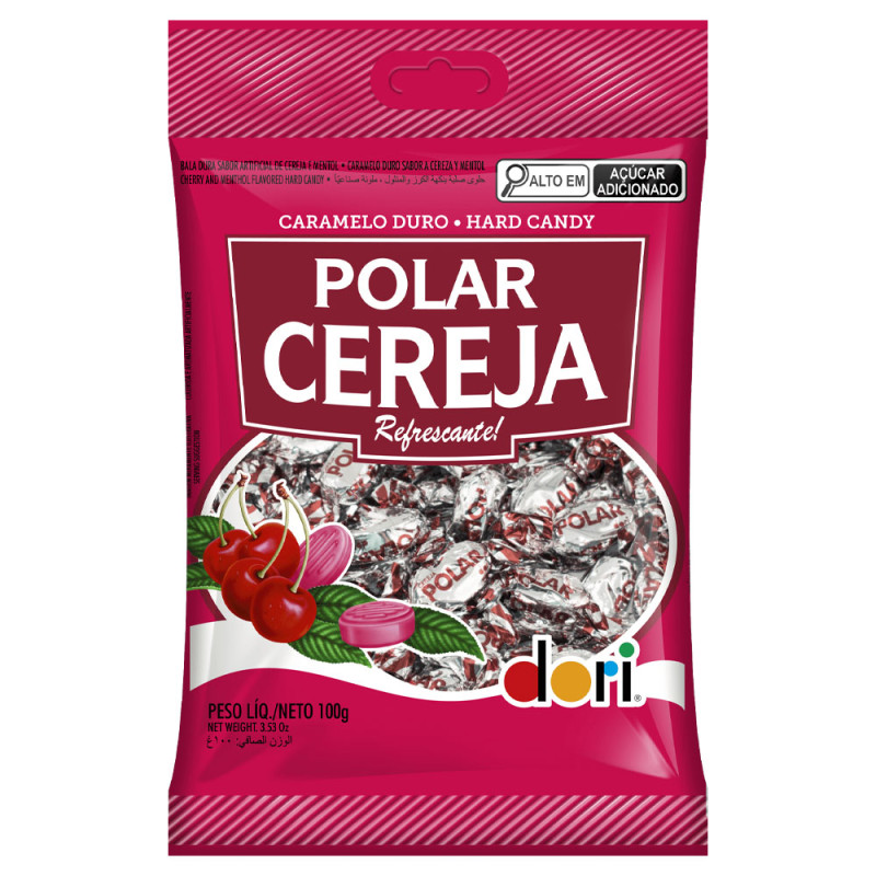 Bala Dori Dura 100g Polar Cereja