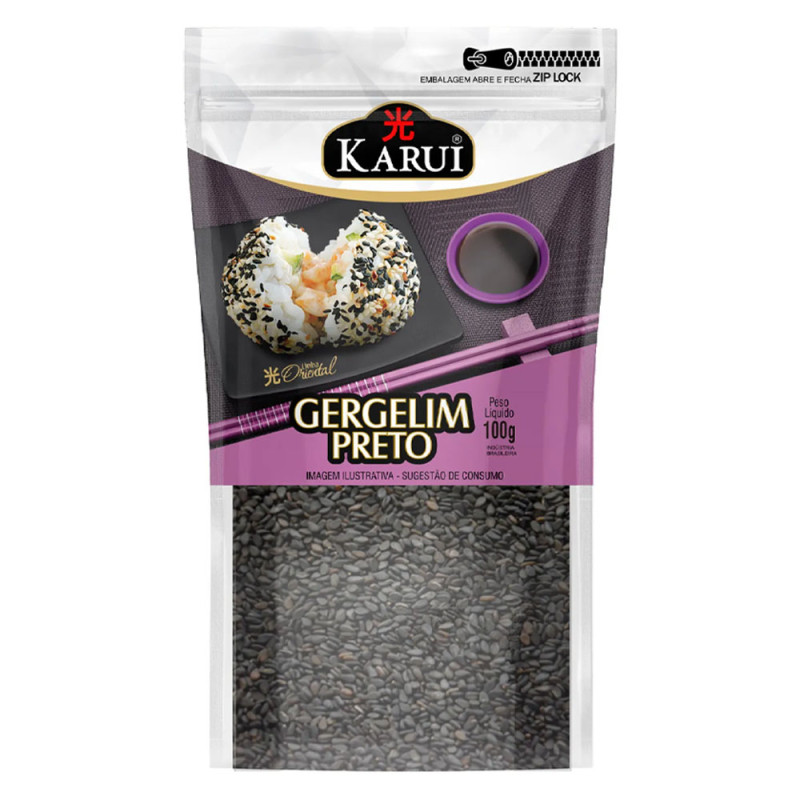 Gergelim Karui 100gr Preto