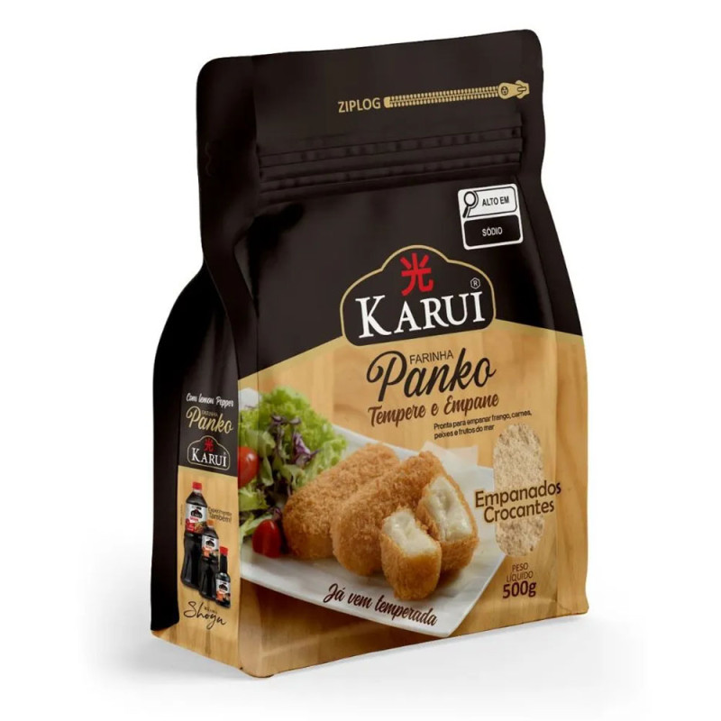 Farinho Panko Karui 500gr Tempero e Empa