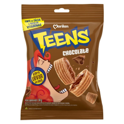Biscoito Recheado Teens Marilan 30g Choc
