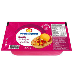Queijo Piracanjuba Do Reino Pedaço 200gr