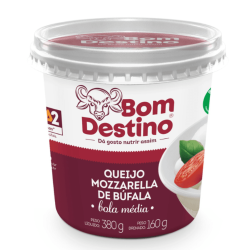 Queijo Mozzarella de Búfala Bom Destino 