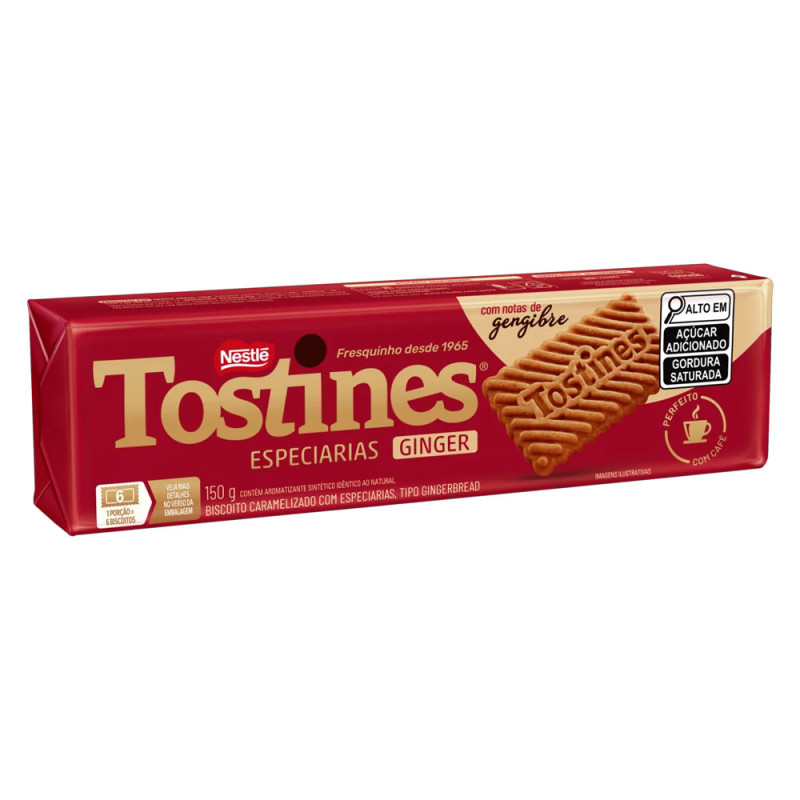 Biscoito Tostines 150Gr Especiarias Geng