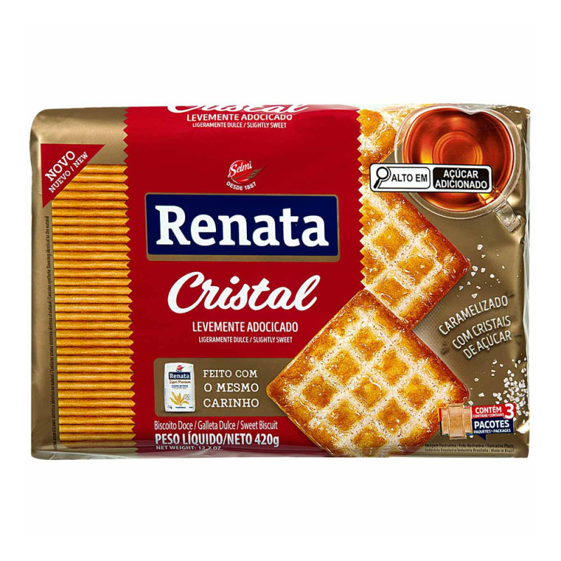 Biscoito Doce Crocante Renata Cristal Aç