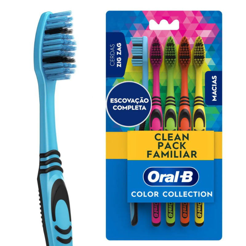Escova Dental Macia Oral-B Stages Crayon