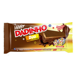 Biscoito Wafer Dadinho Chocolate Duo 90g