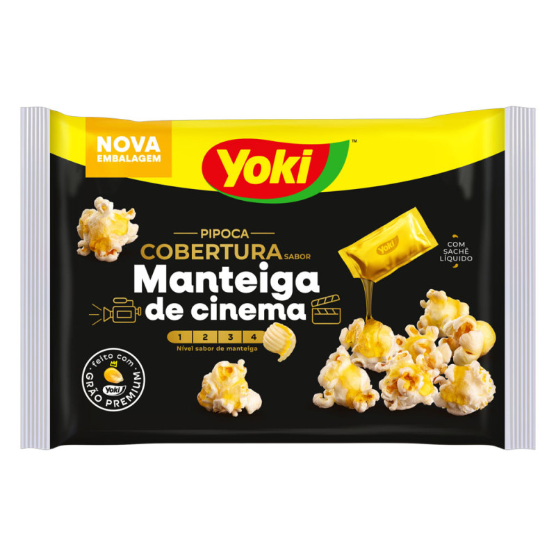 Pipoca Micro-Ondas Yoki Pop Corn Cobertu