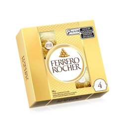 Bombom Ferrero Rocher 50gr Com 4Un