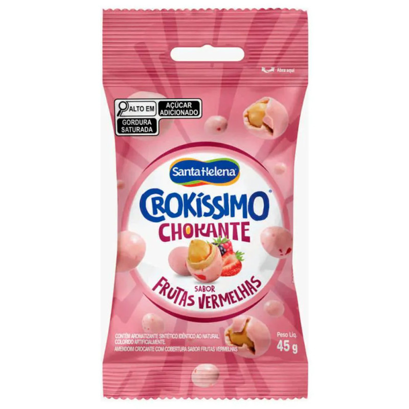 Amendoim Crokissimo Santa Helena 45gr Fr