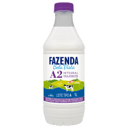 Leite Fazenda Bela Vista 1LT A2 Integral