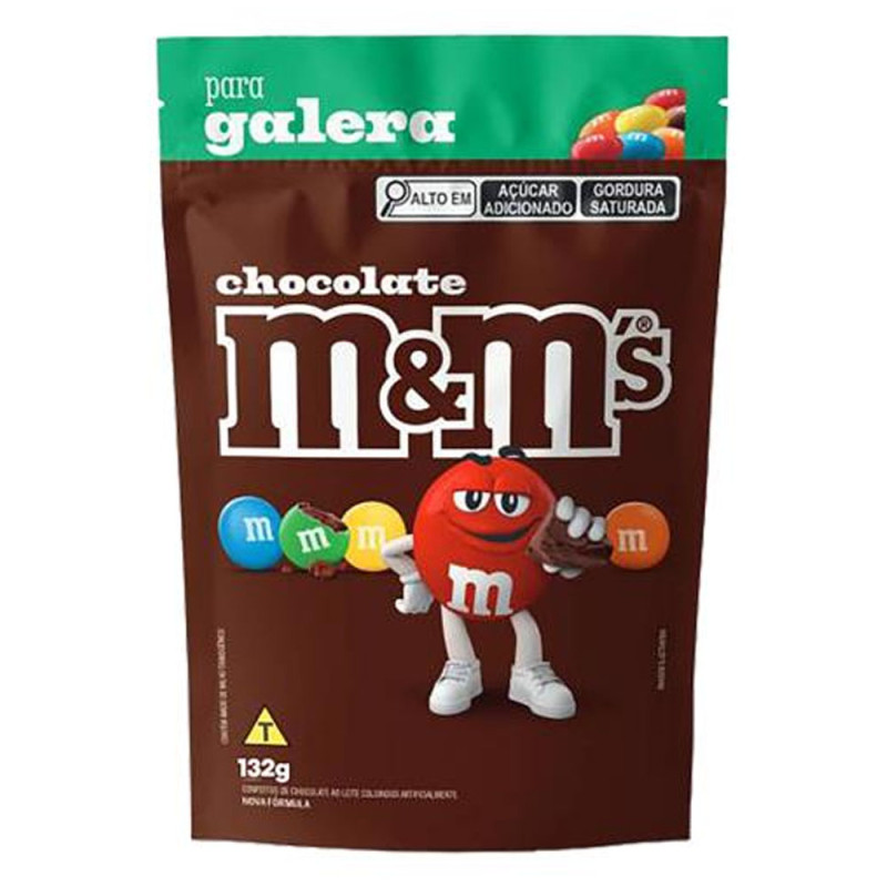 Confeito M&M's 132g Ao Leite